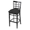 Holland Bar Stool Co 30" Bar Stool, Black Finish, Graph Coal Seat 313030Blk018 - alternate 1